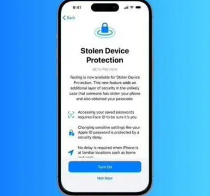 佳县苹果授权维修店分享被盗设备保护功能开启方法